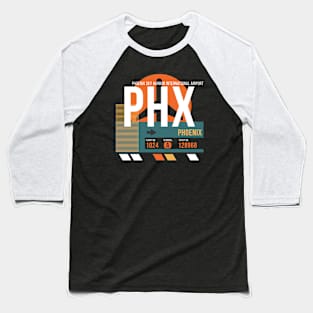 Phoenix (PHX) Airport Code Baggage Tag A Baseball T-Shirt